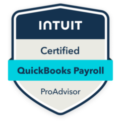 QuickBooks ProAdvisor Payroll certification badge